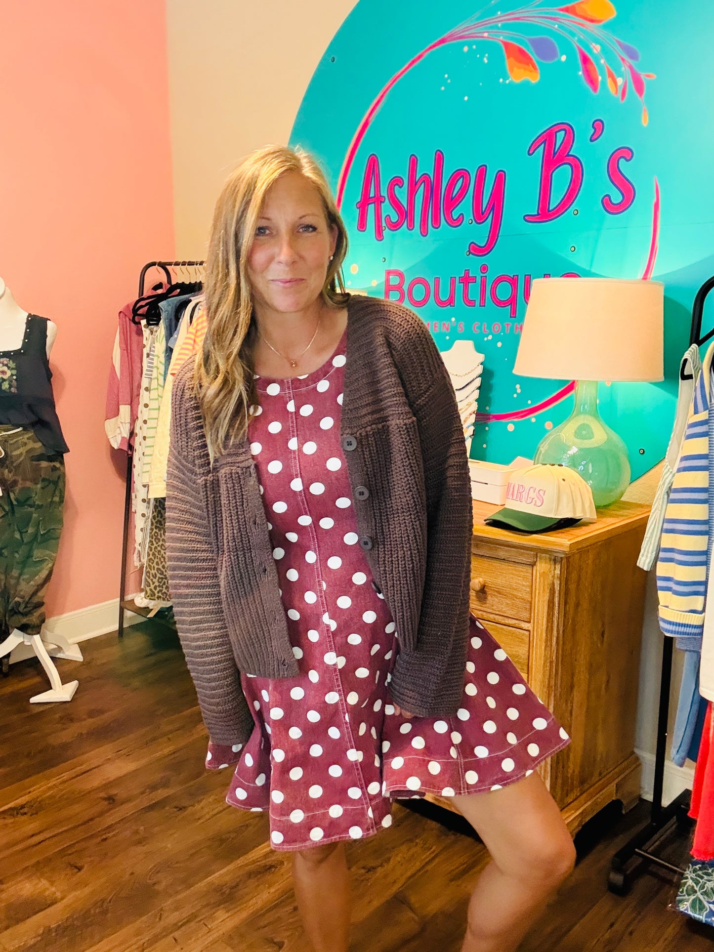 Vintage Charm Polka-Dot Dress