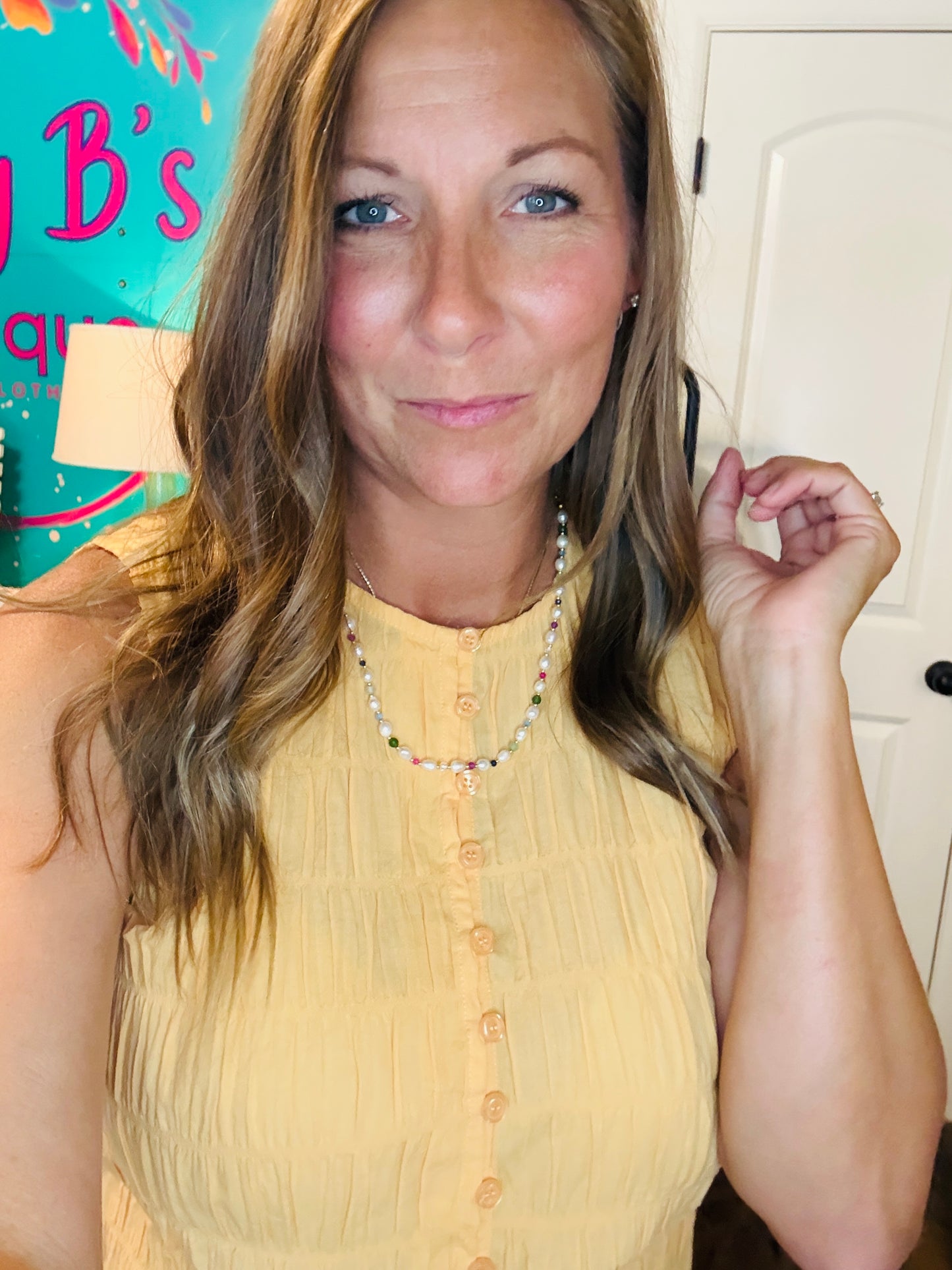 Sweet Melon Textured Top