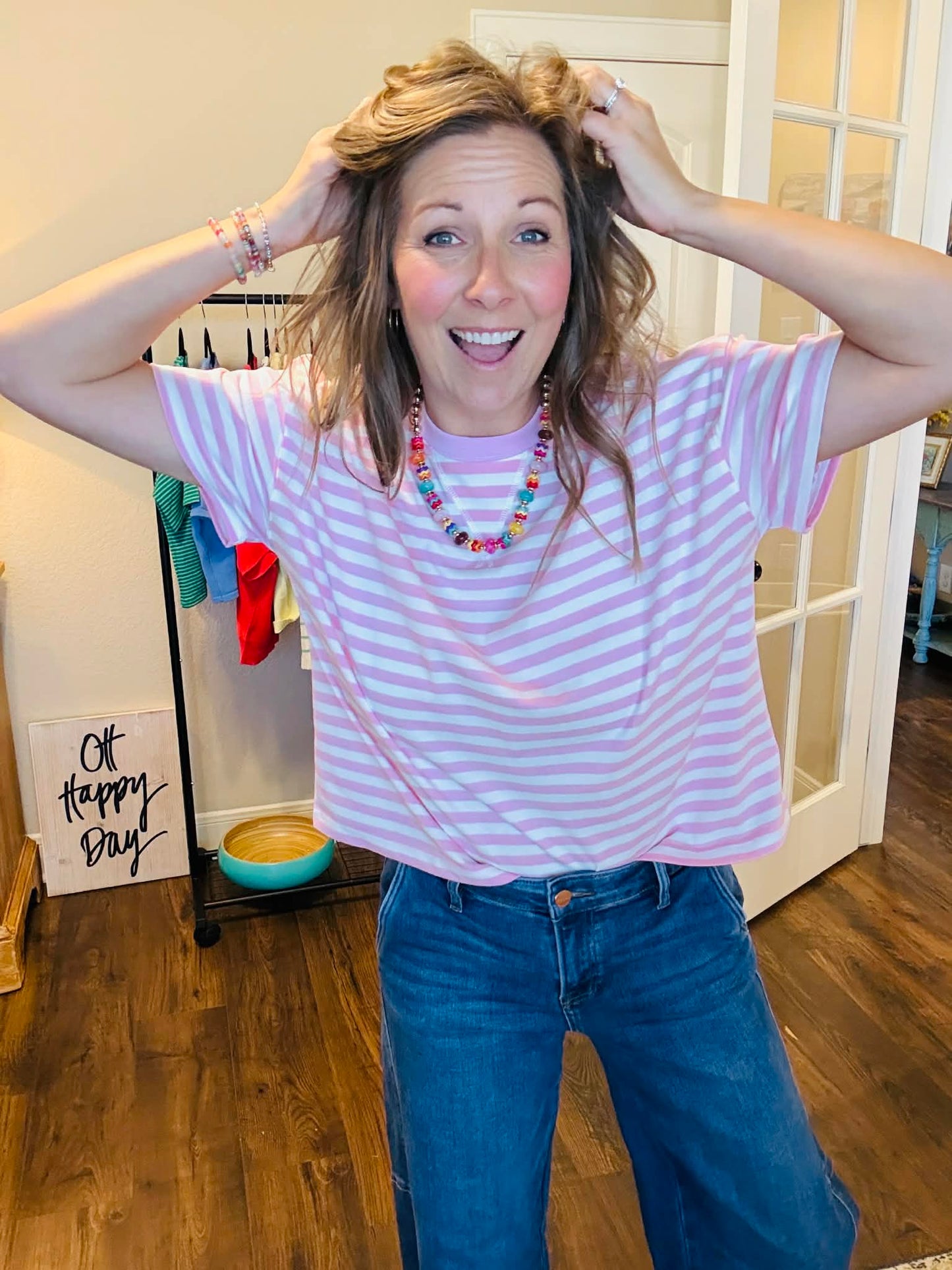 Sweet & Simple Stripe Tee