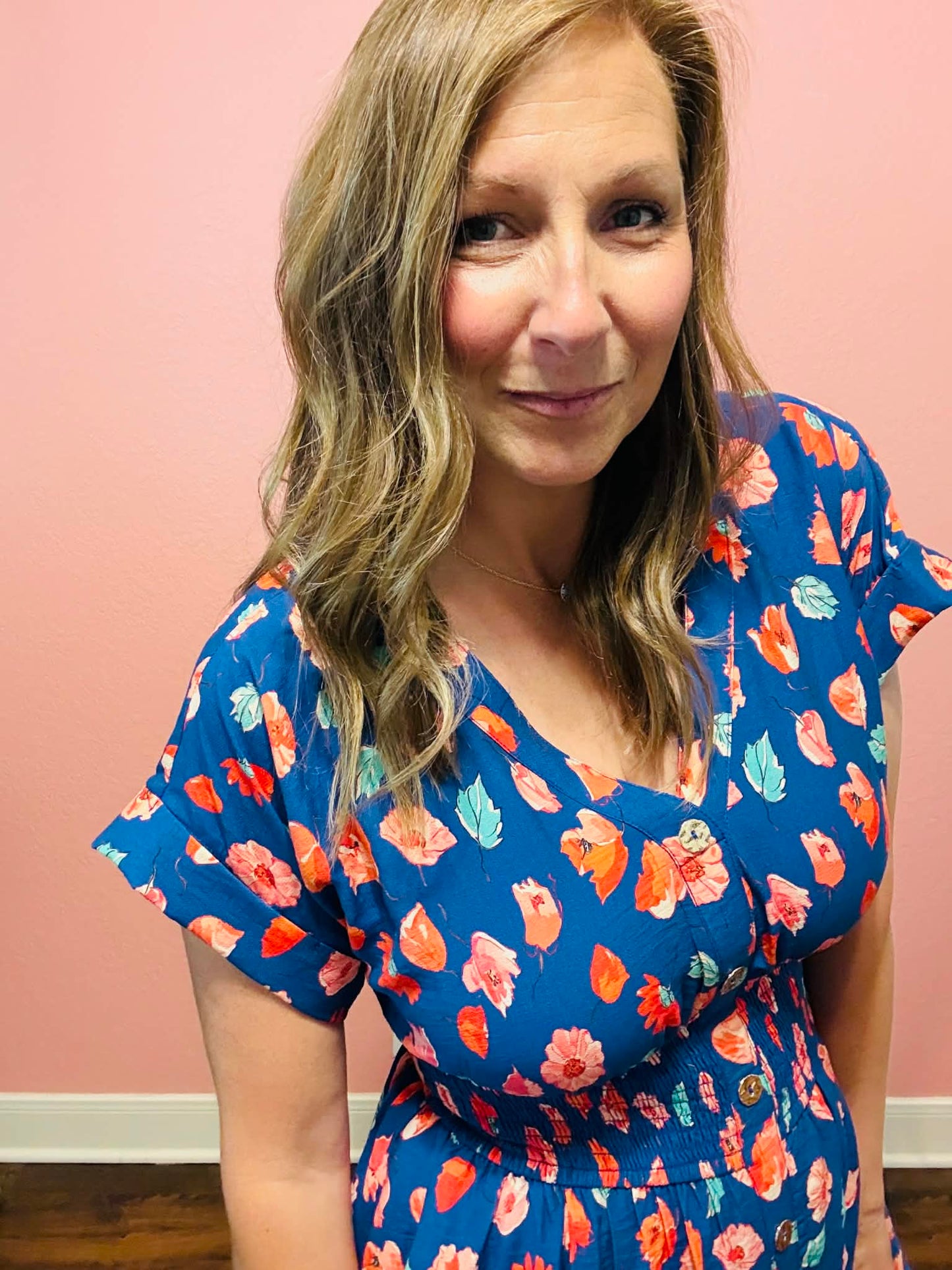 Sweet Bloom Midi Dress