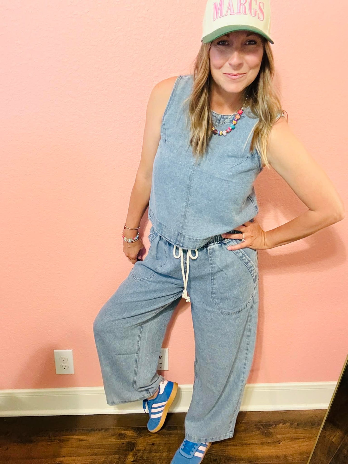 Cool Girl Denim Lounge Set