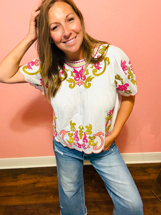 Pink Paloma Top
