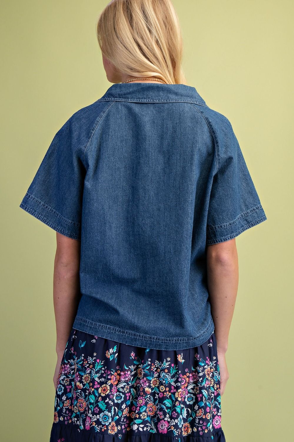 Everyday Ease Denim Top