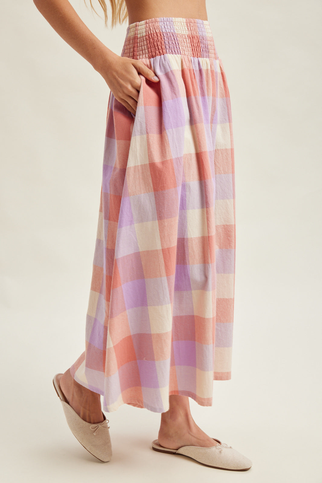 Pretty in Plaid Maxi Skirt