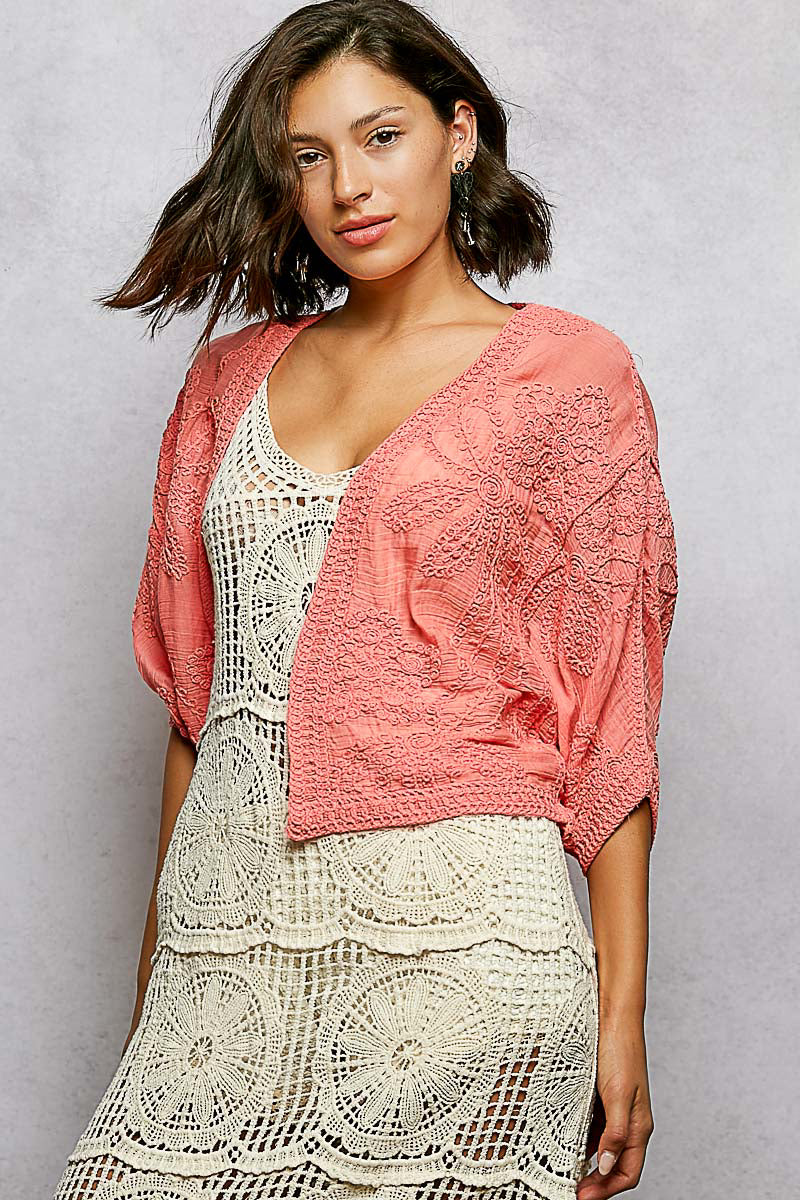 Sweet Stitch Sheer Cardigan