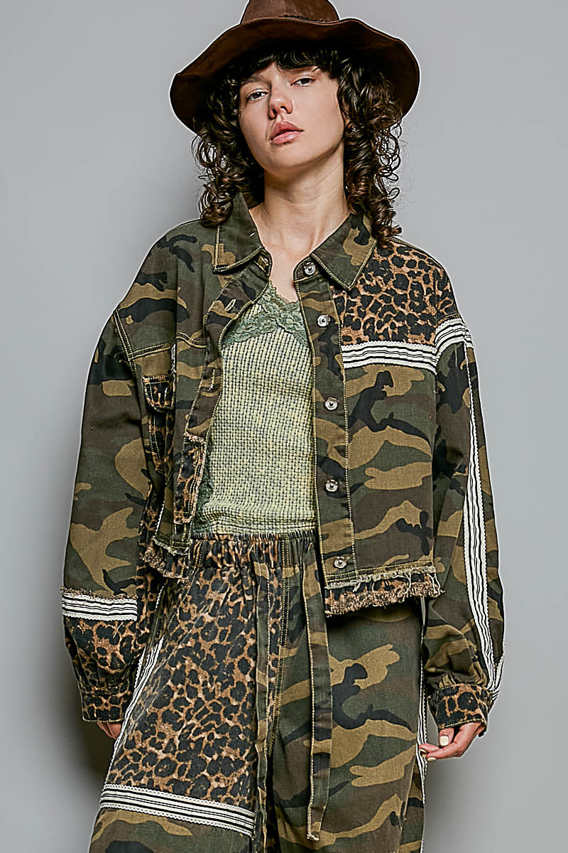 Wild Side Camo Patchwork Jacket