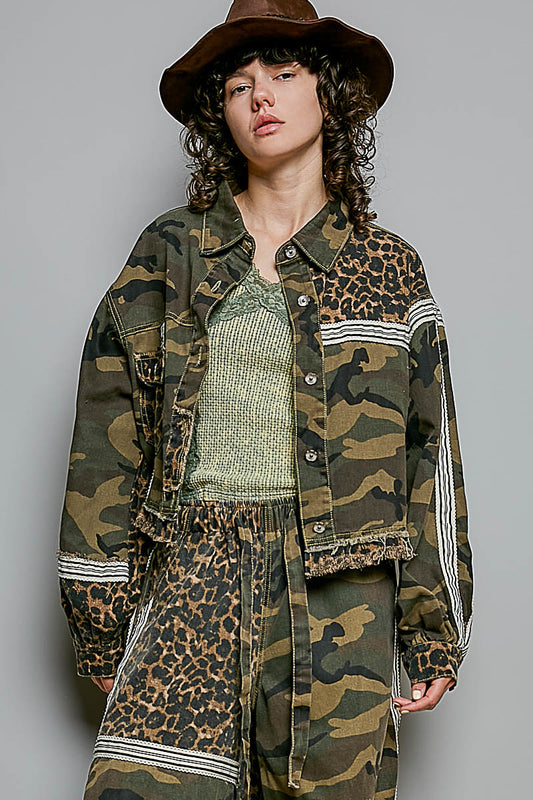 Wild Side Camo Patchwork Jacket