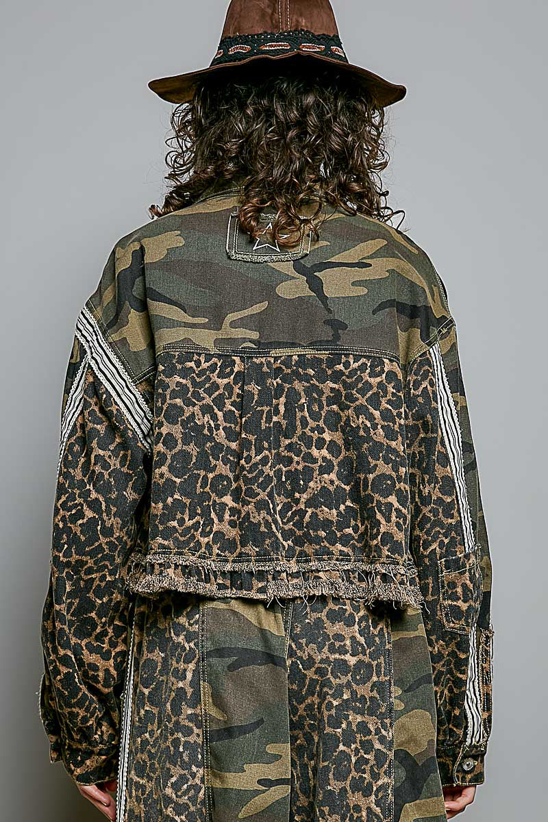 Wild Side Camo Patchwork Jacket