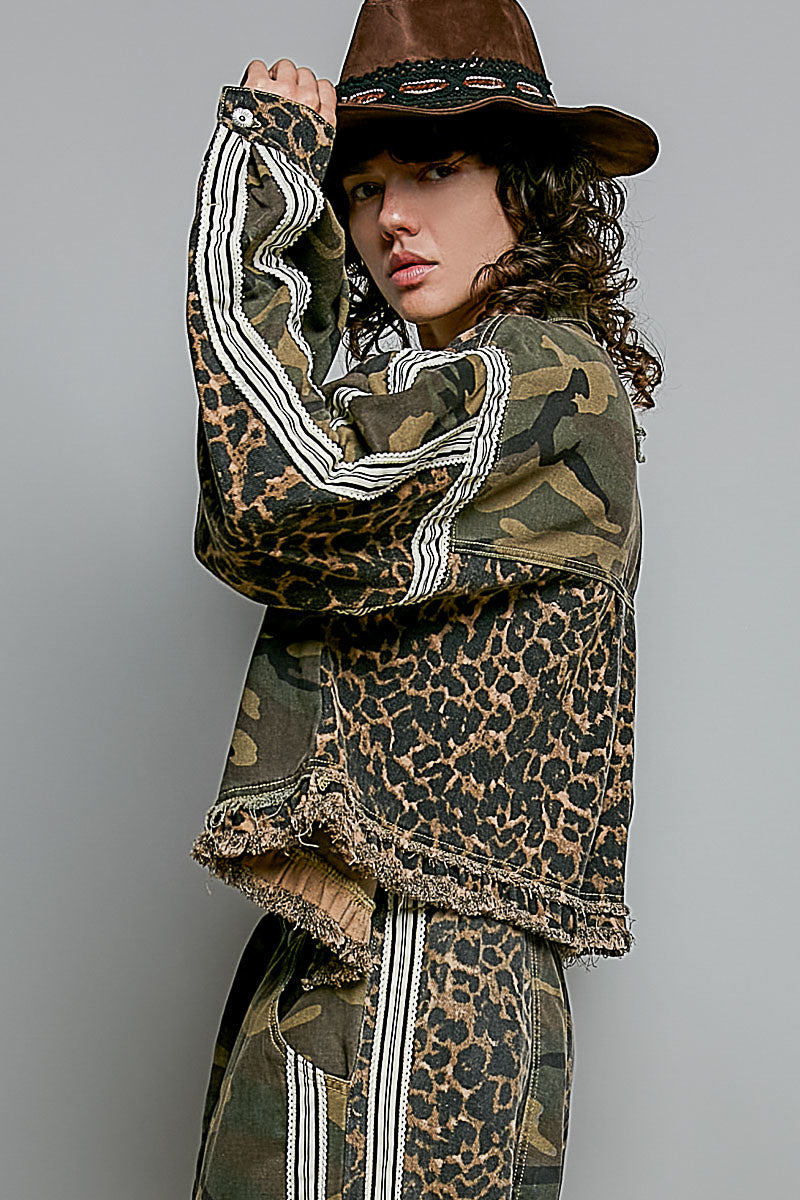 Wild Side Camo Patchwork Jacket