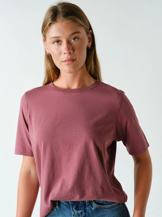 🌹 Everywhere Boxy Tee – Rosewood