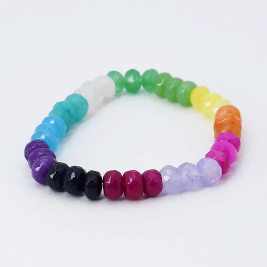 Multi Gemstone Beaded Bracelet