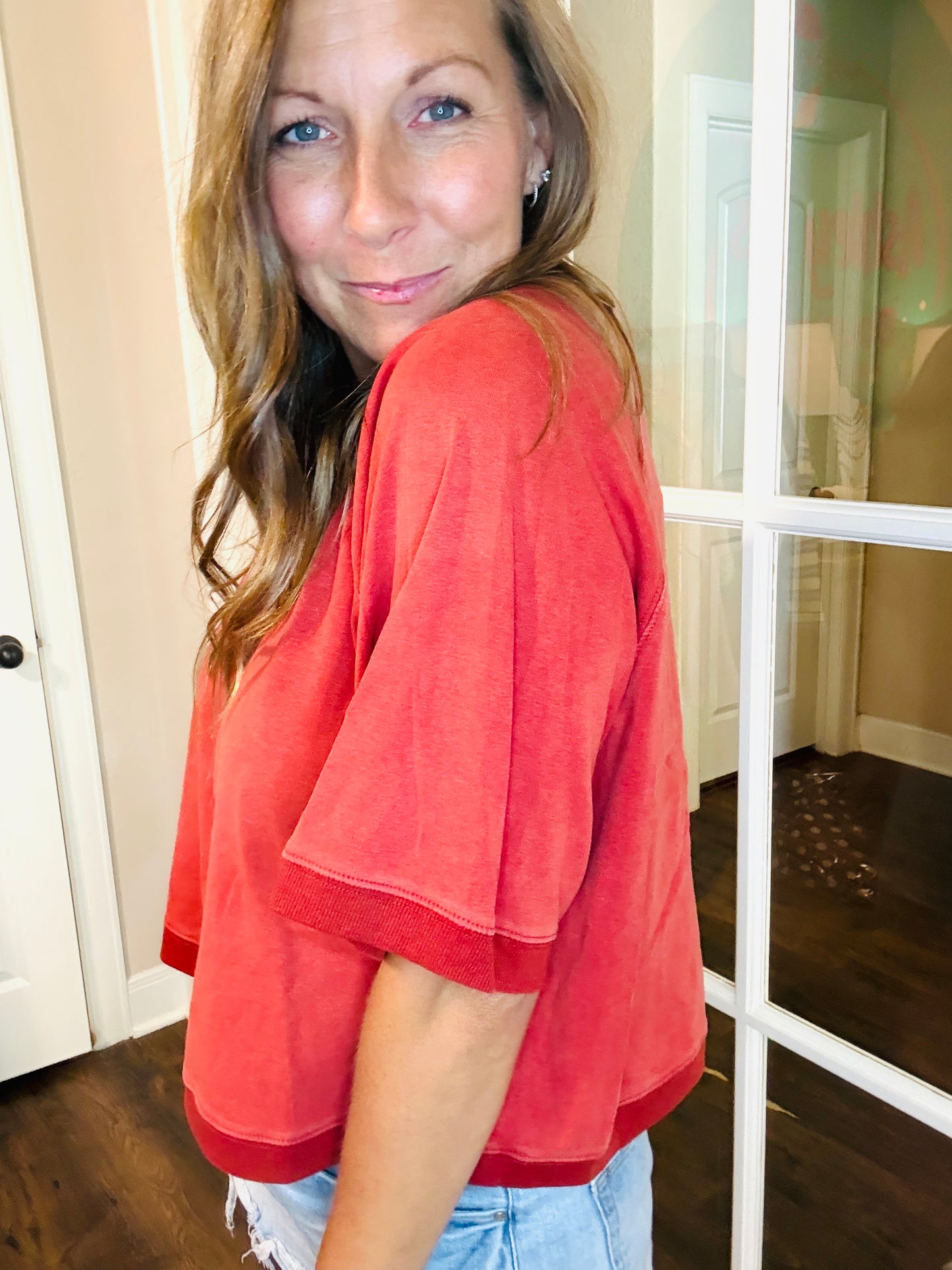 Seeing Red Layered Tee