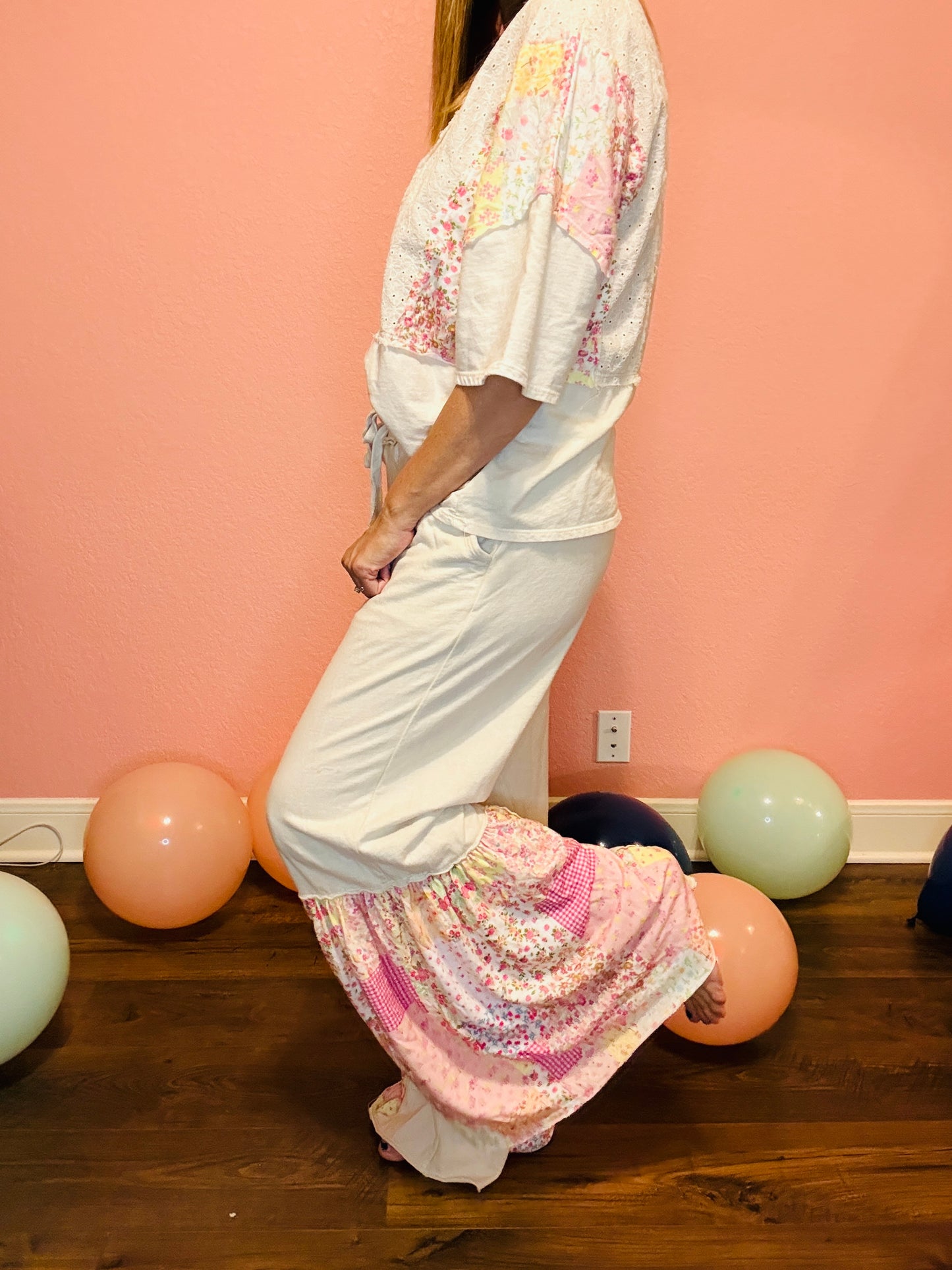 Patchwork Dream Wide Leg Pants