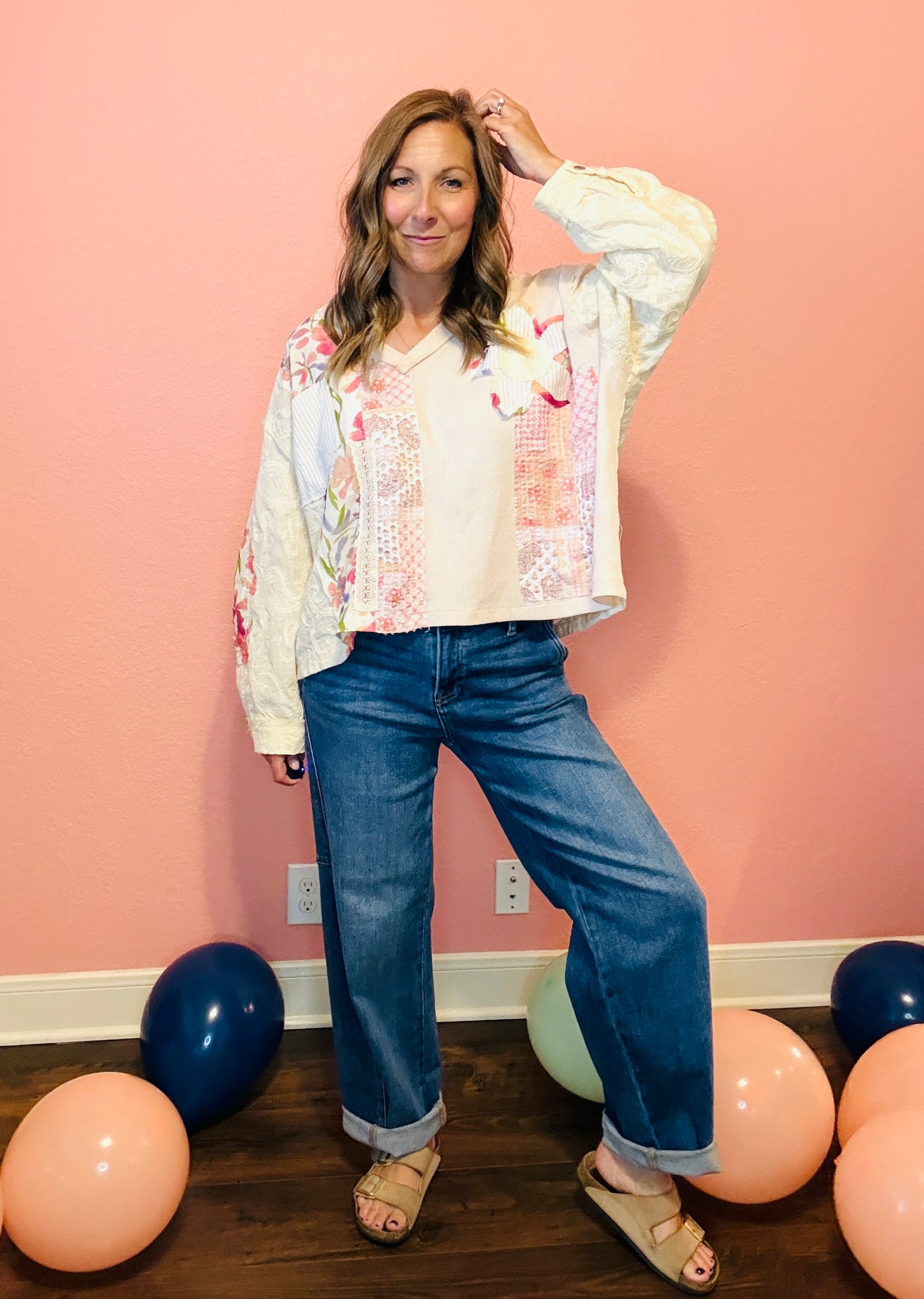 The Sweet Patchwork Moment Top