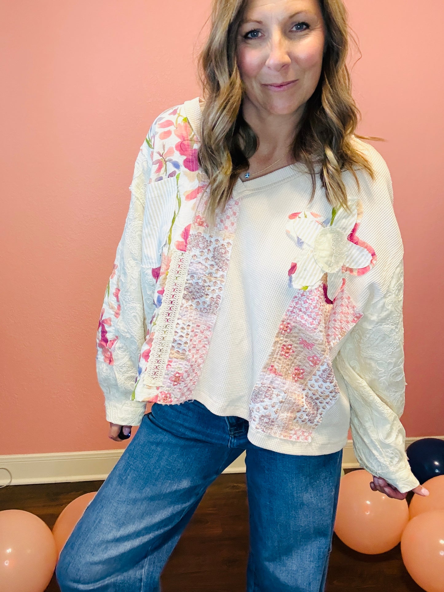 The Sweet Patchwork Moment Top
