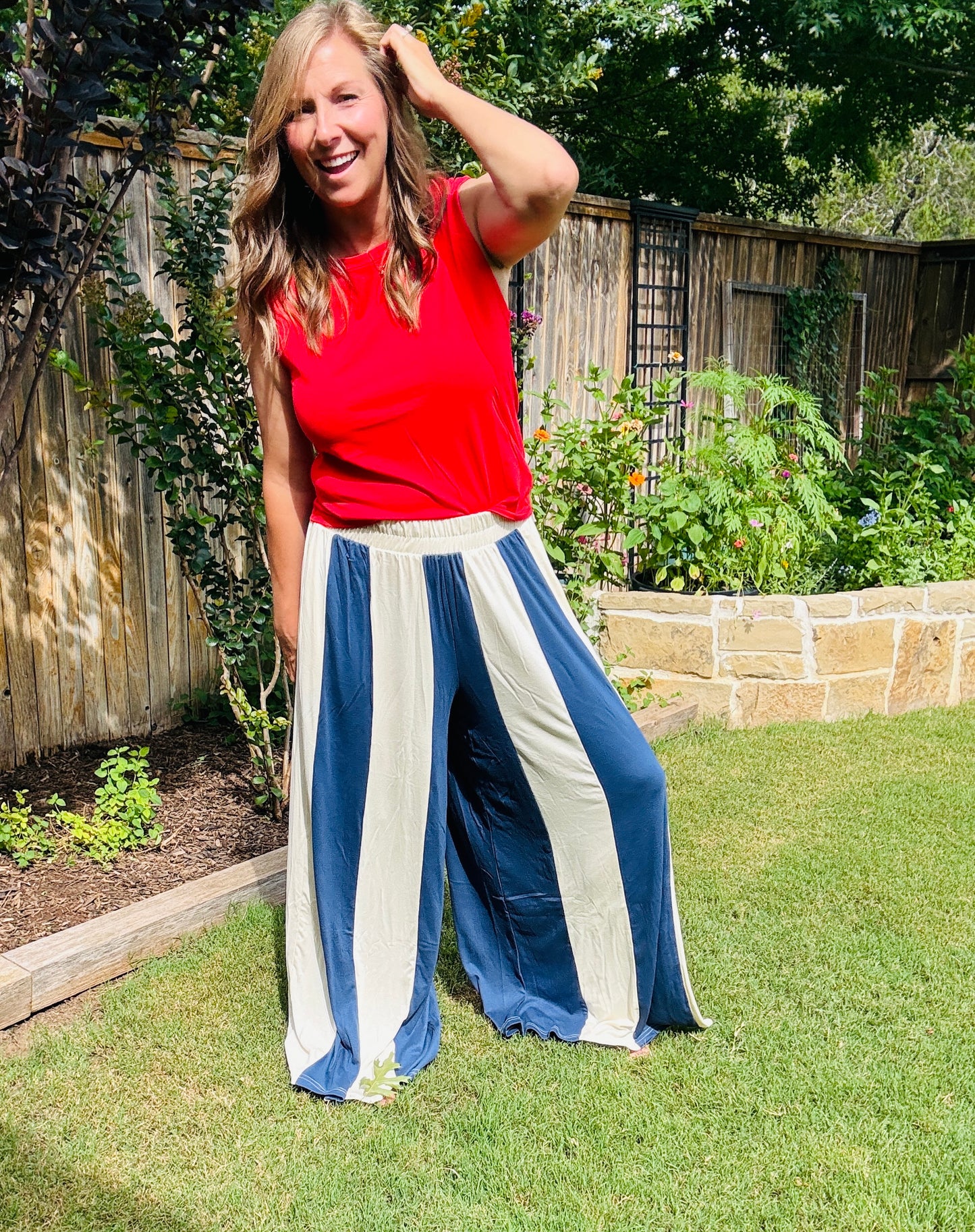 Star & Stripes Palazzo Pants