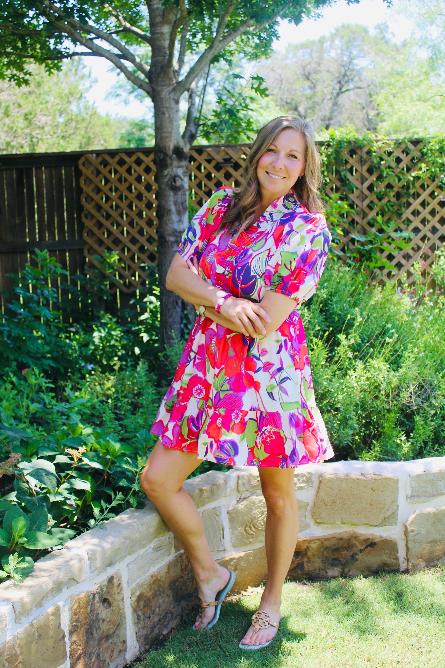 Blooming Bright Dress