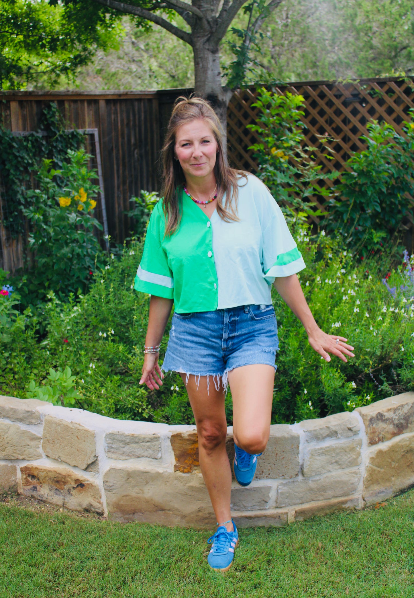 Mint To Be Colorblock Top