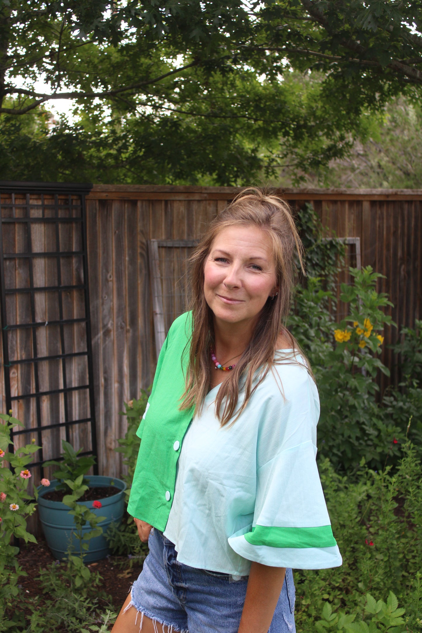Mint To Be Colorblock Top