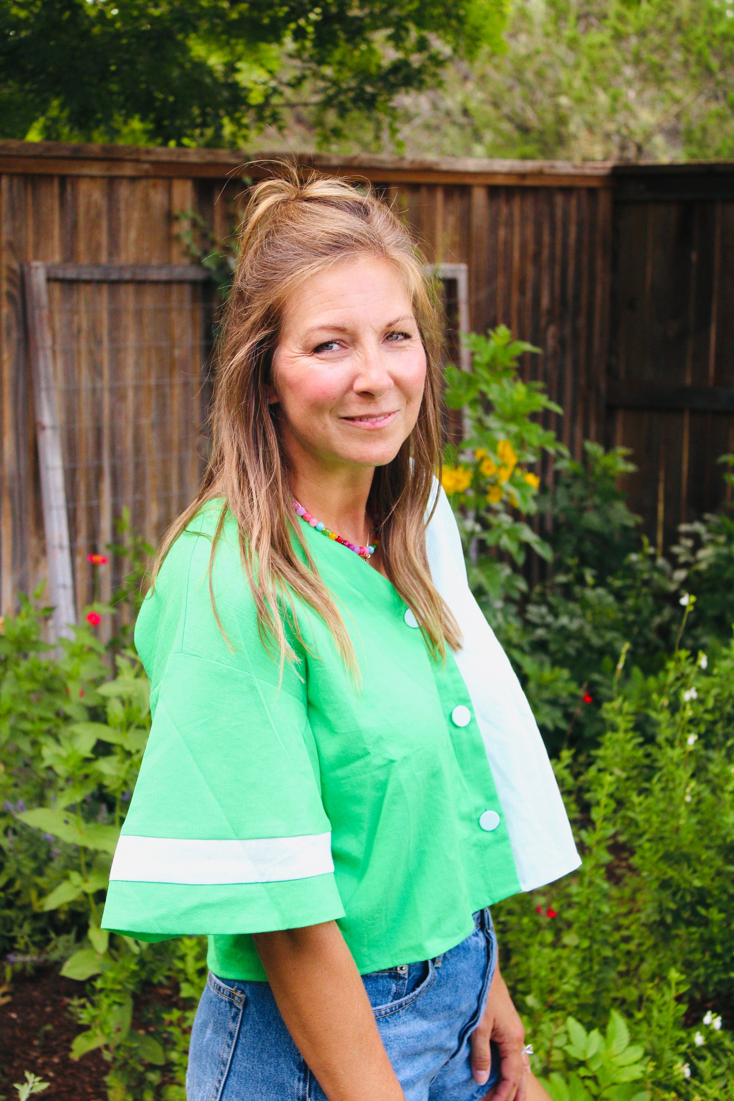Mint To Be Colorblock Top