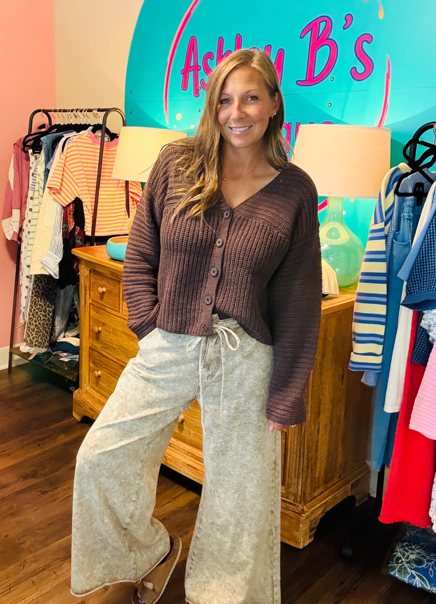 Dusty Days Wide-Leg Pants