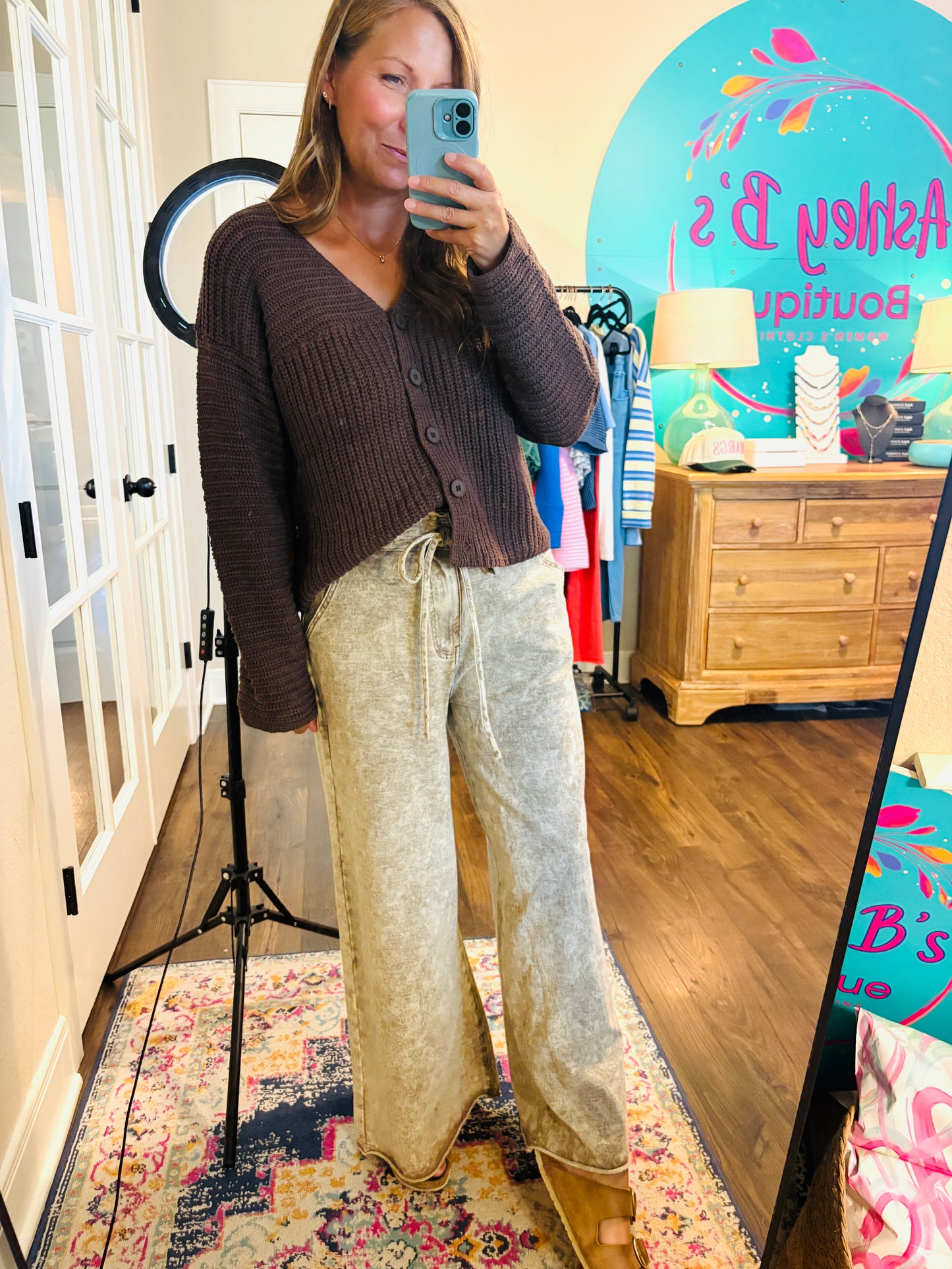 Dusty Days Wide-Leg Pants