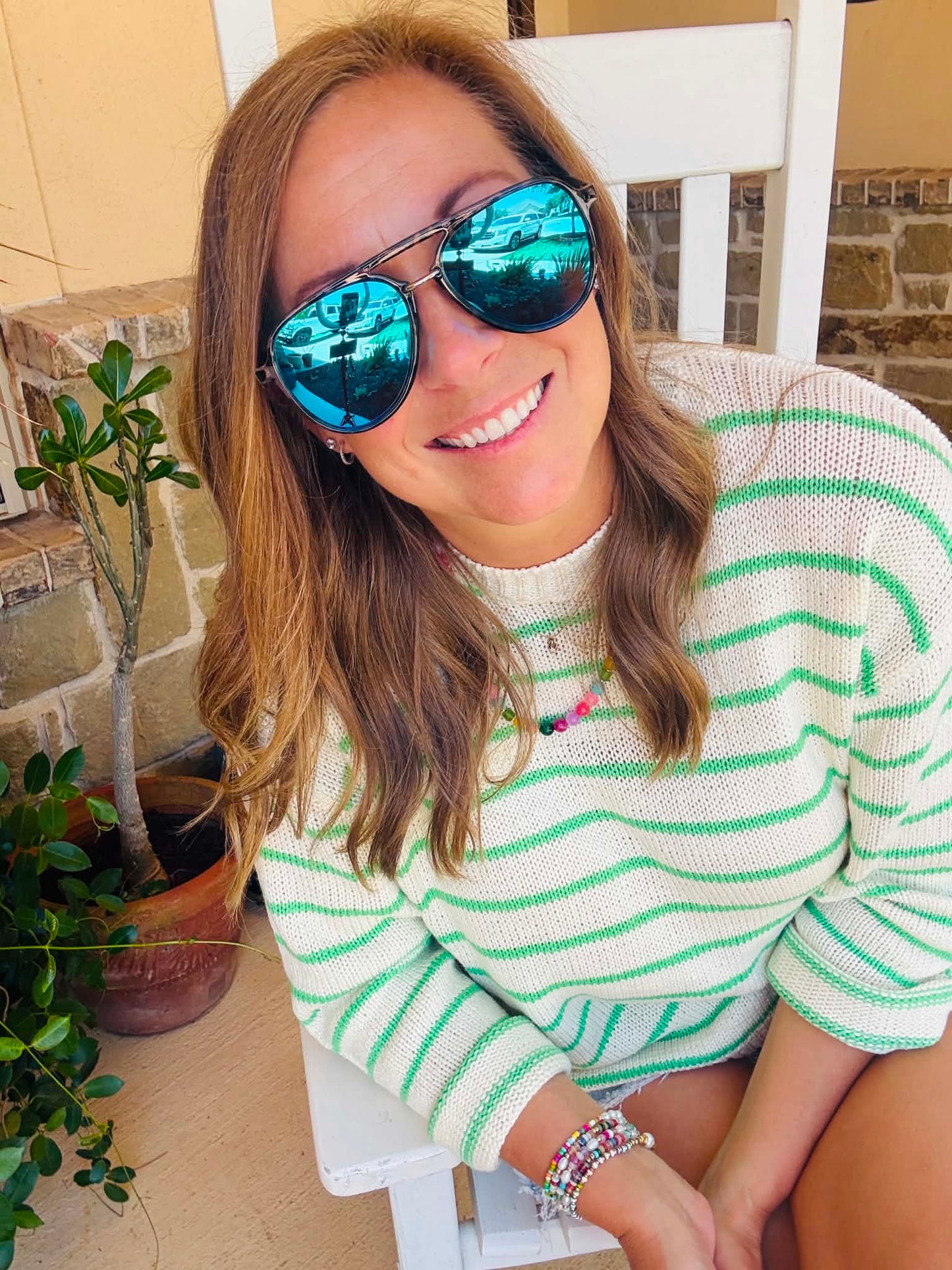 Earhart Blue Sunnies