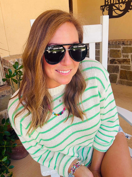 Earhart Black Sunnies