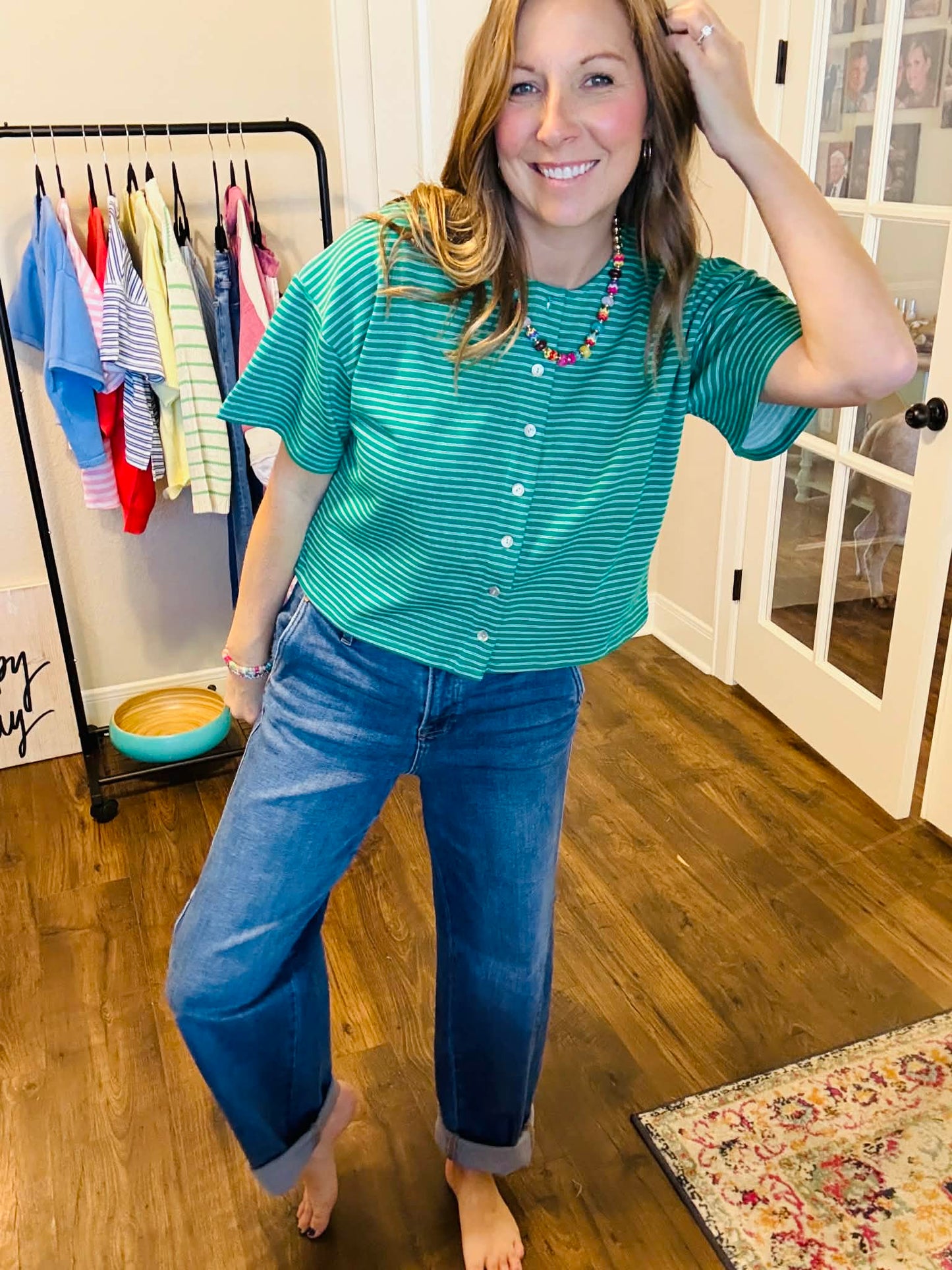 Lucky Stripe Cardigan