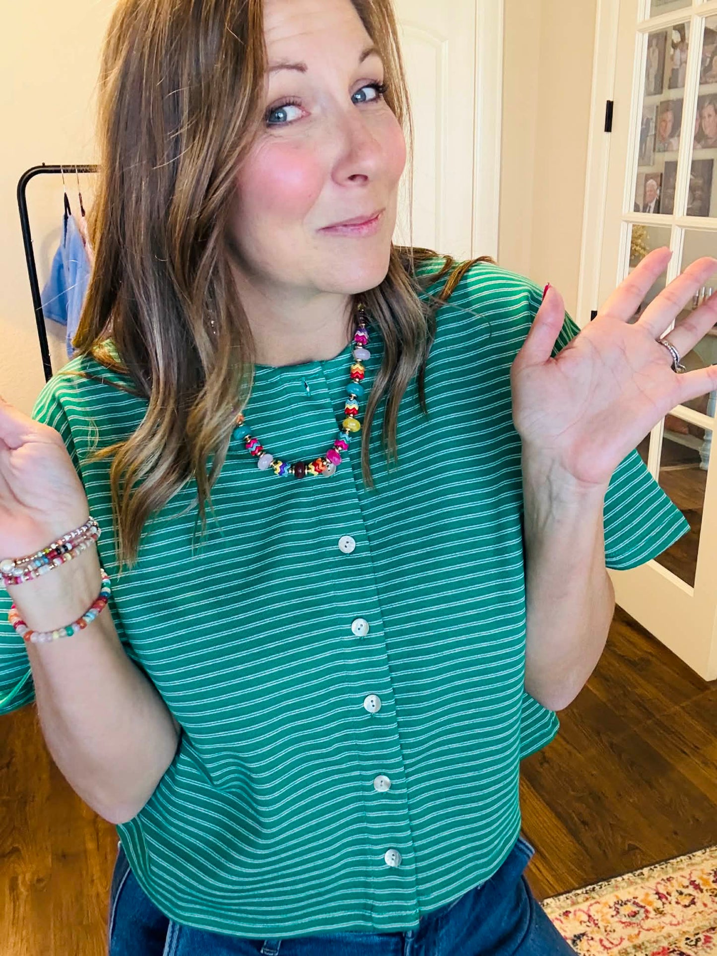 Lucky Stripe Cardigan