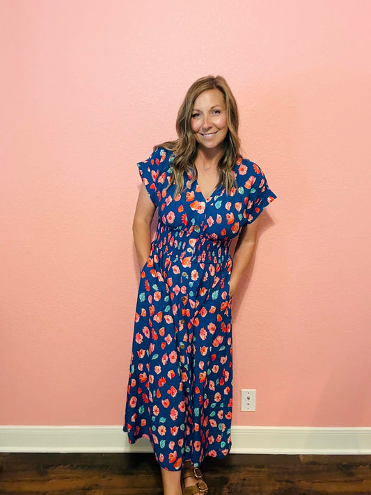 Sweet Bloom Midi Dress