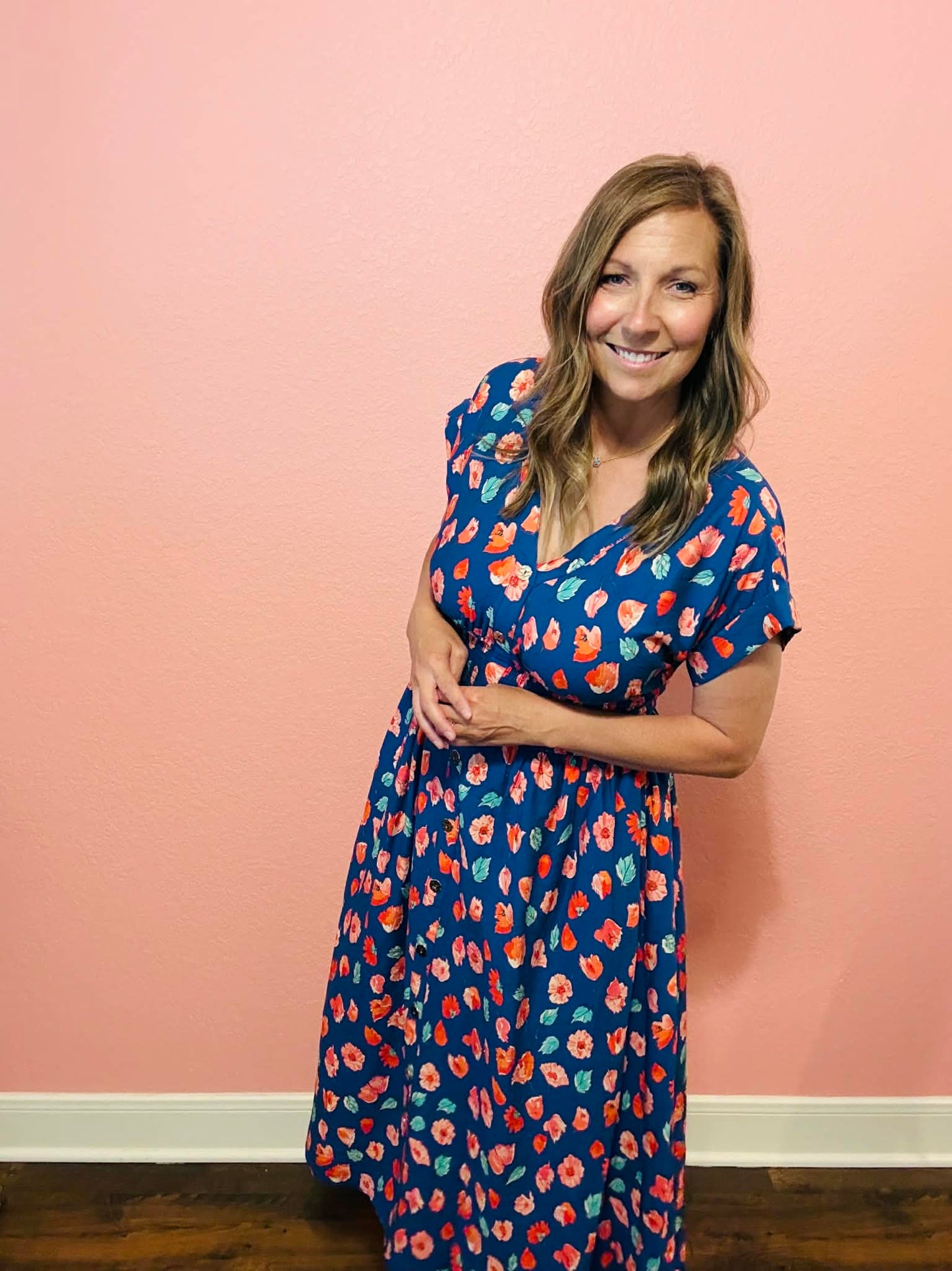 Sweet Bloom Midi Dress
