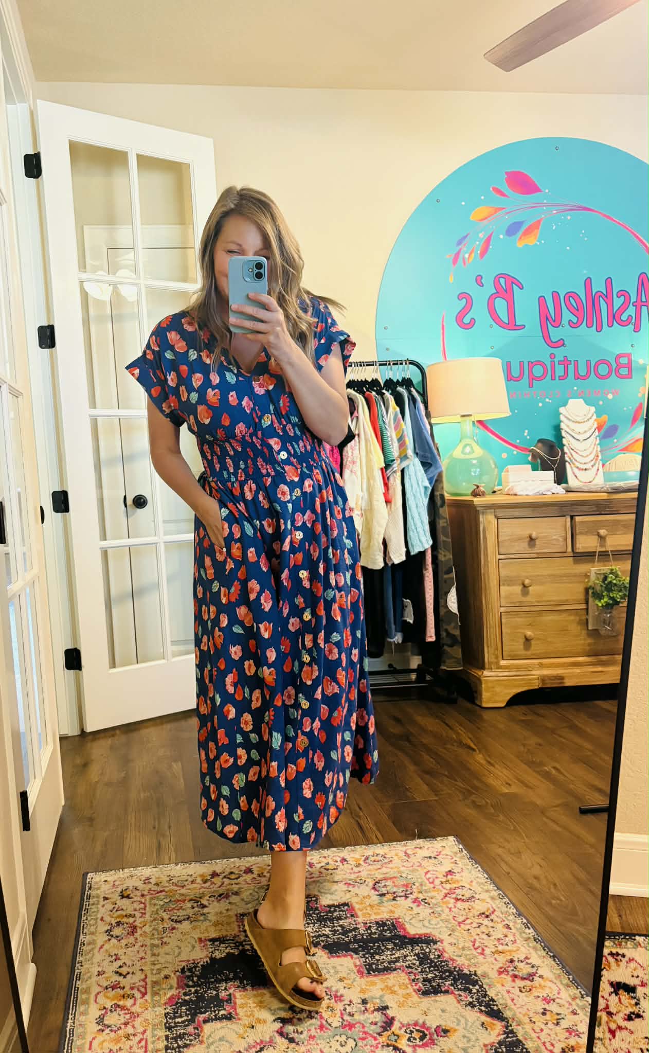 Sweet Bloom Midi Dress
