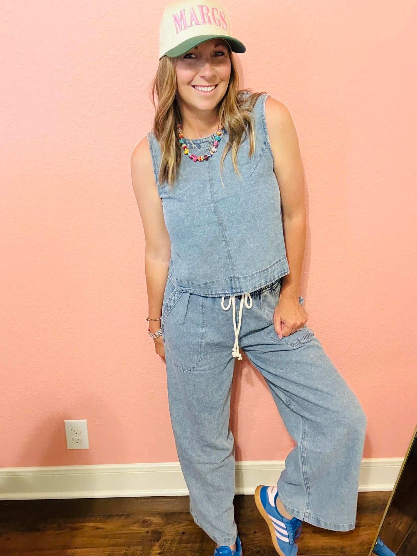 Cool Girl Denim Lounge Set