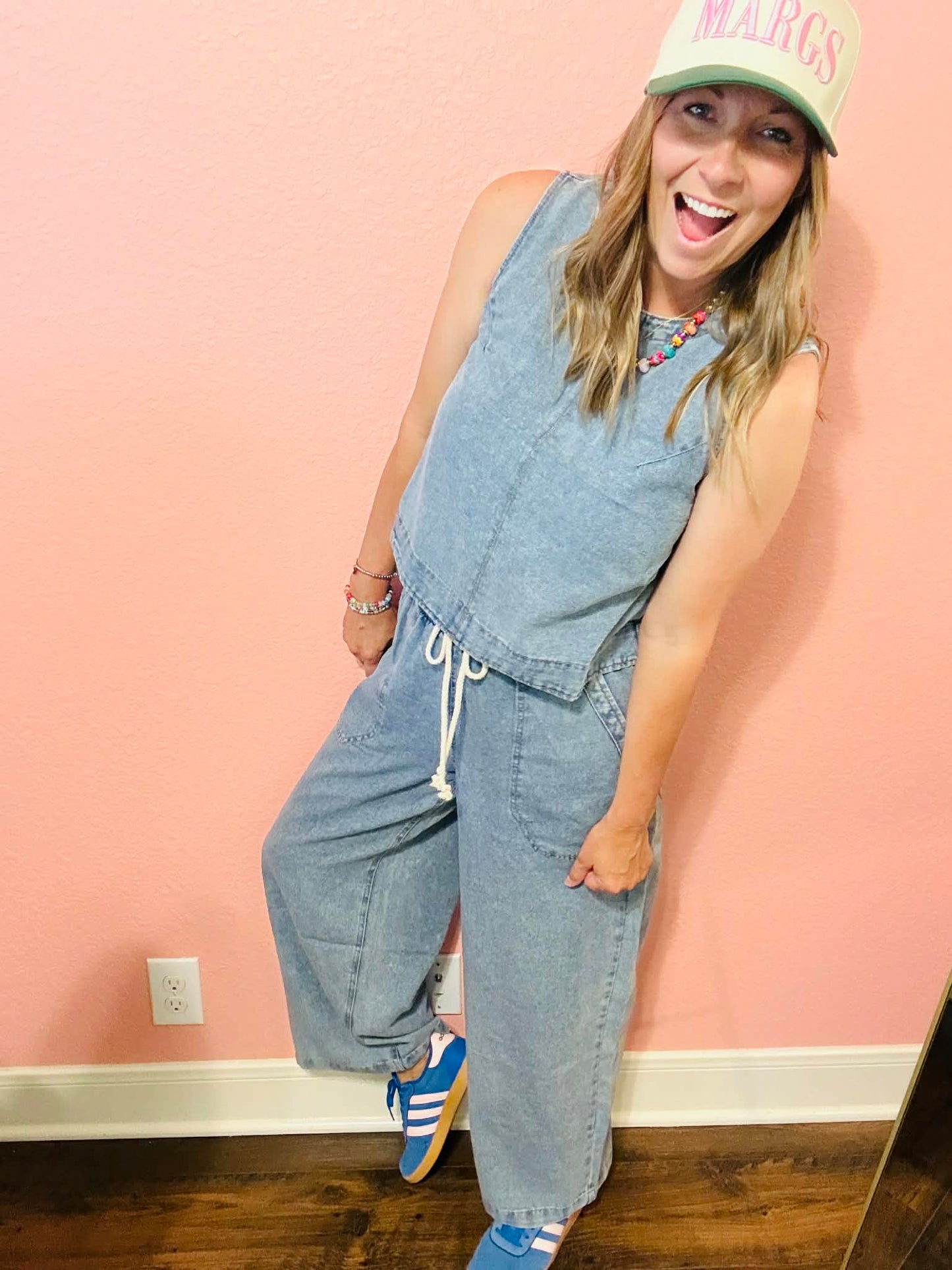 Cool Girl Denim Lounge Set