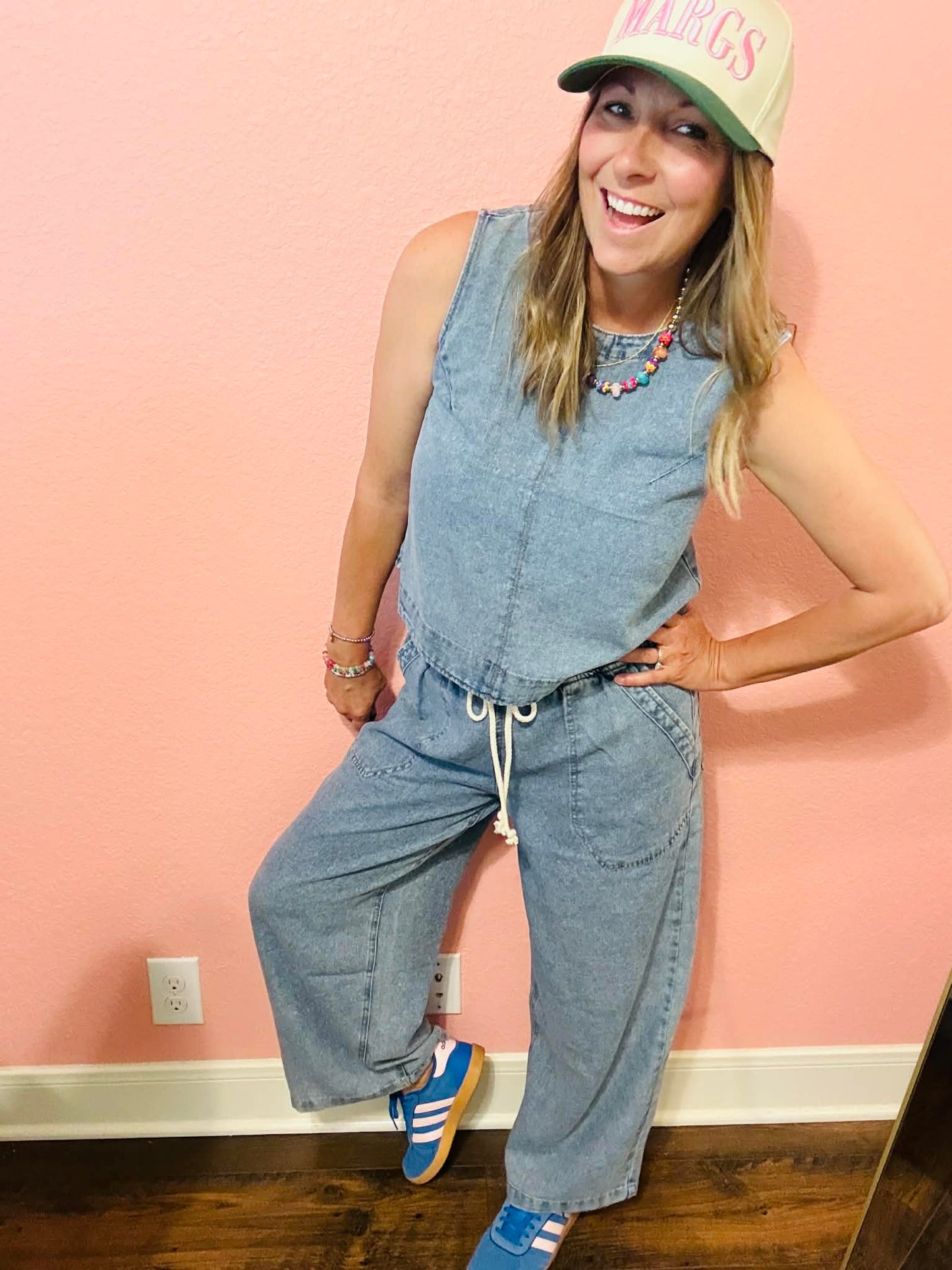 Cool Girl Denim Lounge Set