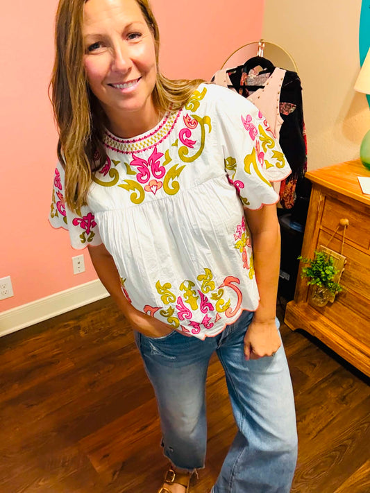 Pink Paloma Top