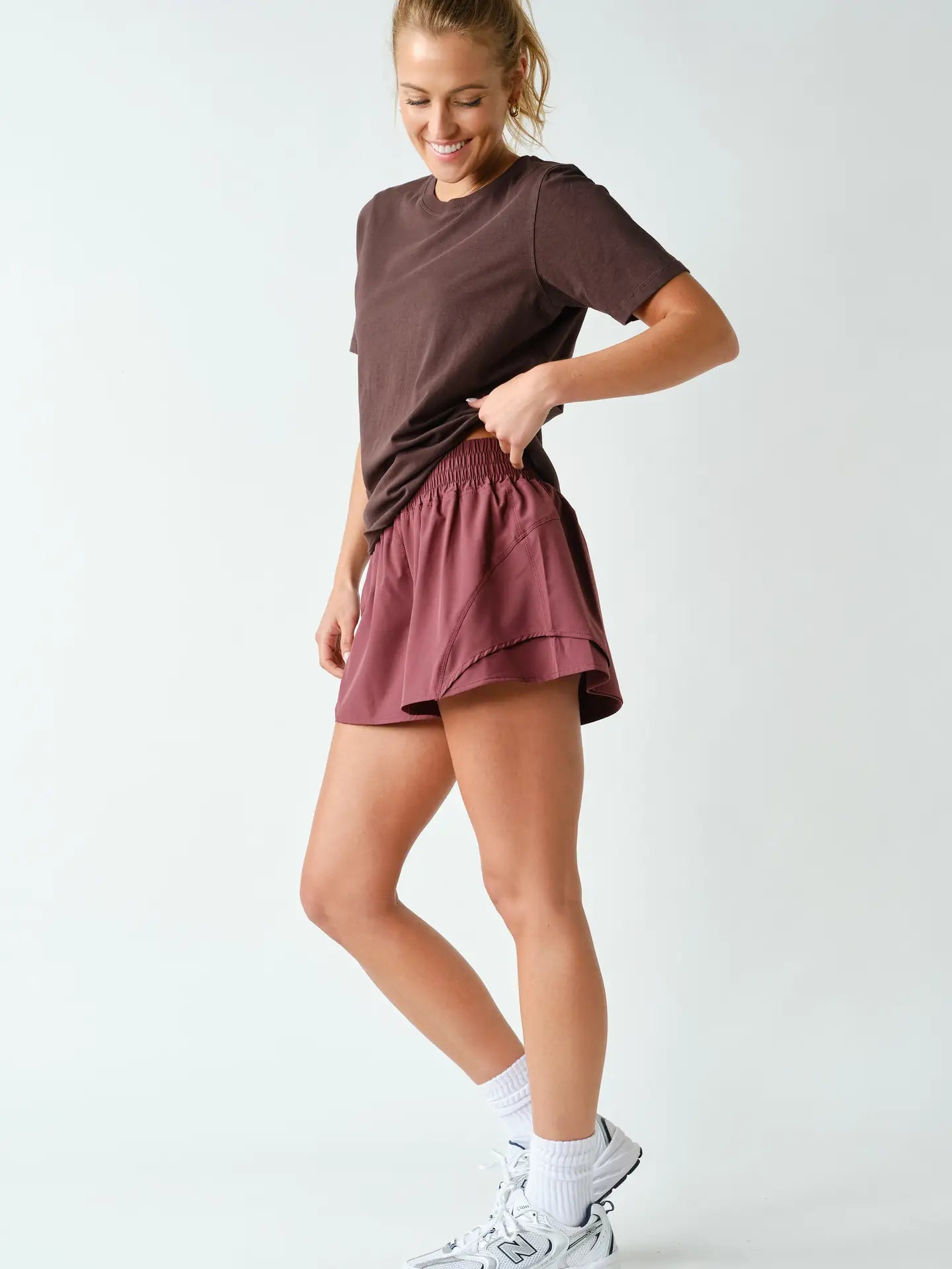 Everywhere Boxy Tee – Espresso