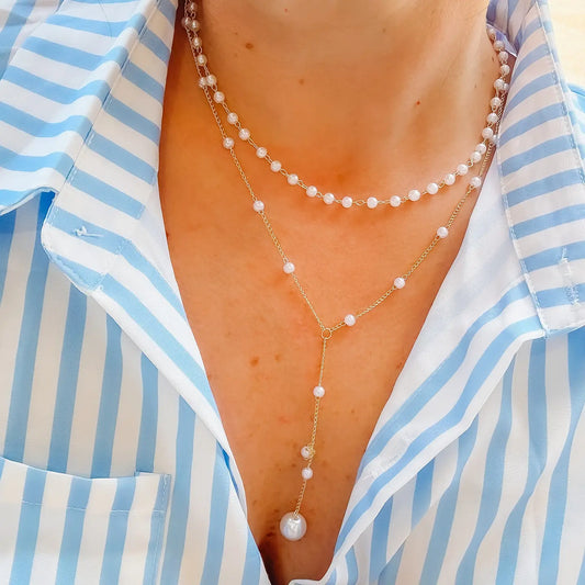 Little Luxuries Silver Pearl Necklace