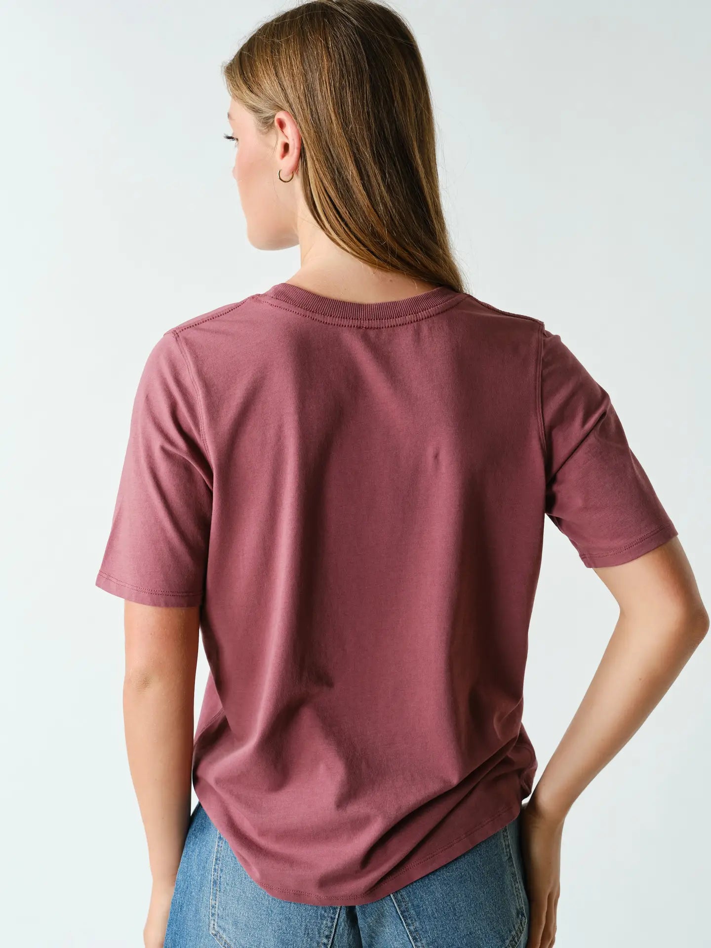 🌹 Everywhere Boxy Tee – Rosewood