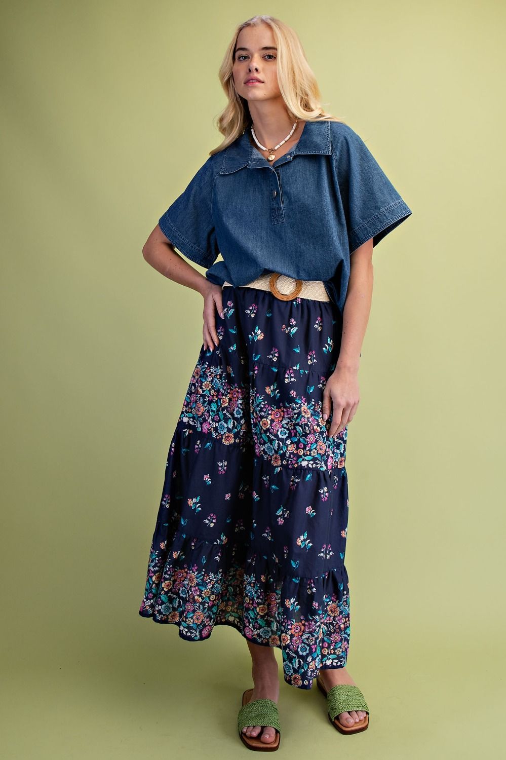 Everyday Ease Denim Top